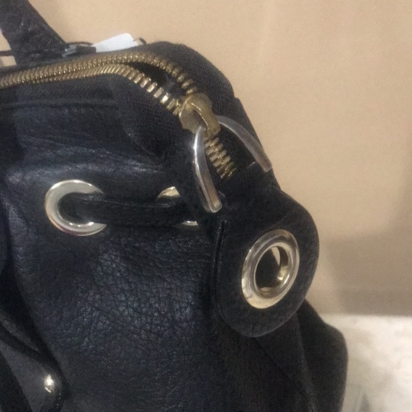 Jimmy Choo Grained Leather Shoulder Bag - Picture 6 of 13